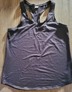 Fabletics size M sexy black workout tank